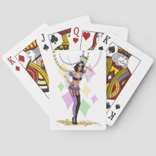 Les Cartes De Jeu De Mardi Gras