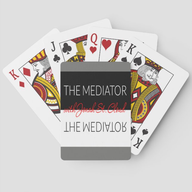 Les cartes de jeu de médiateur (dos)