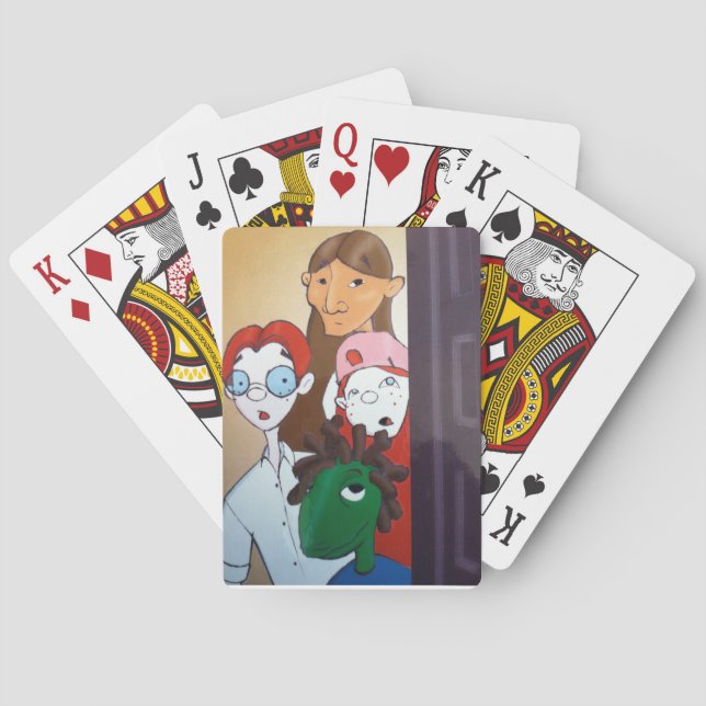 Les cartes de jeu de Reggie sont parfaites pour la (dos)