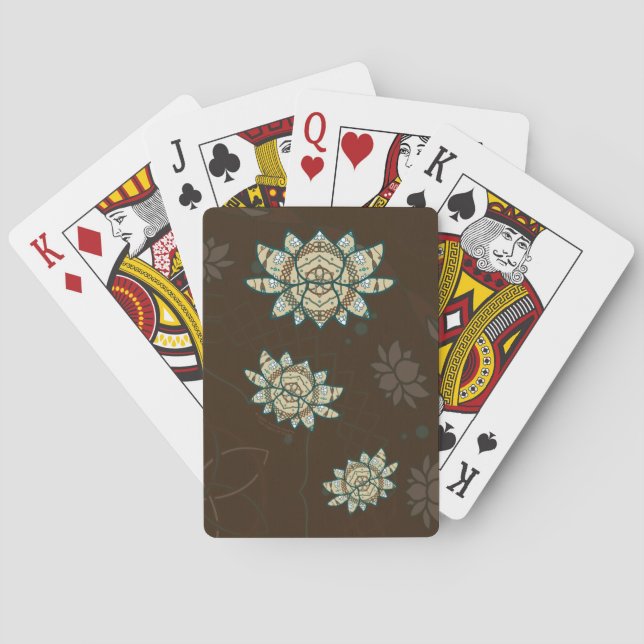 Les Cartes De Jeu Lotus Classic (dos)