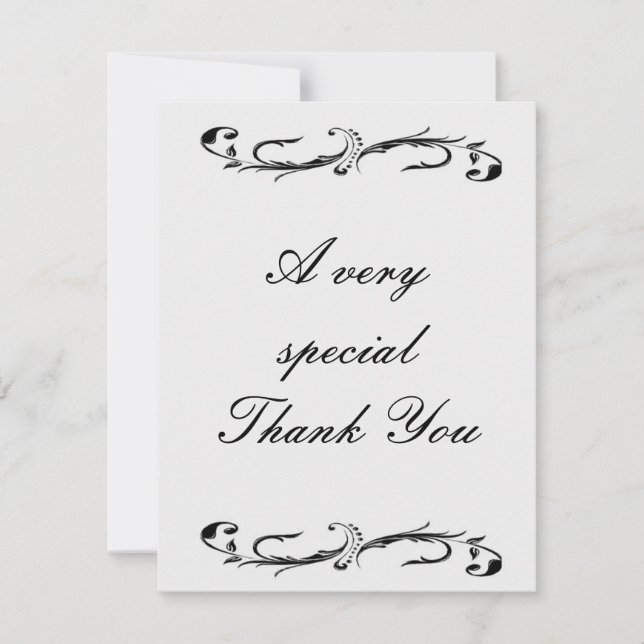 Les cartes de Merci de mariage a les invitations (Devant)