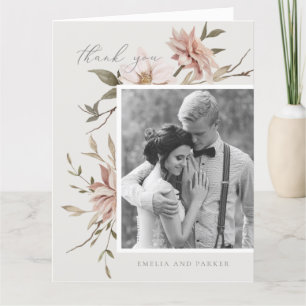 Les Cartes de remerciements de fleurs sauvages