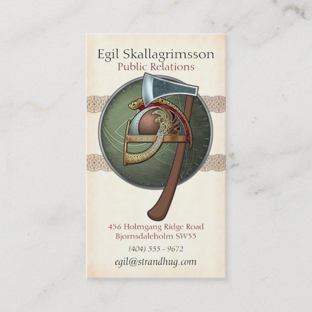 Les cartes de visite de Viking (Devant)