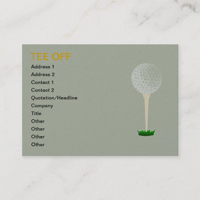 LES cartes de visite FONT VOTRE PROPRE PERSONNALIS (Devant)