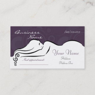 Les Cartes de visite [violets] de Darla