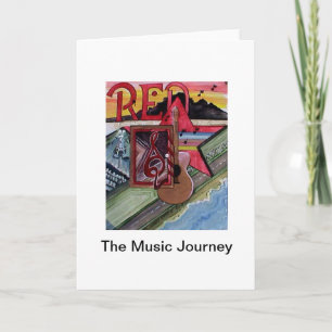 Les Cartes de voeux du voyage de la musique