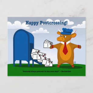 Les Cartes Postales De La Vache De Postcrossing