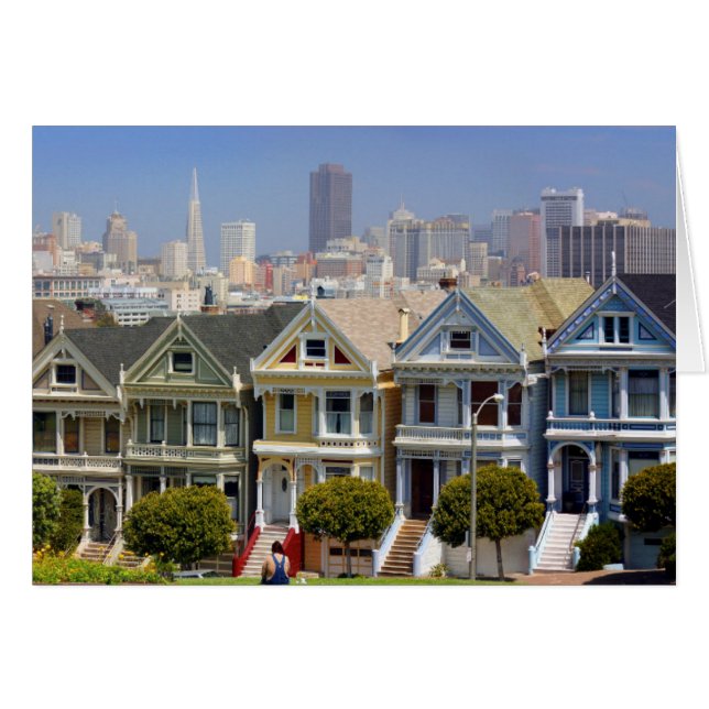 Les célèbres Painted Ladies de San Francisco (Devant horizontal)