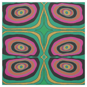 Les cercles artistiques dentellent le tissu vert