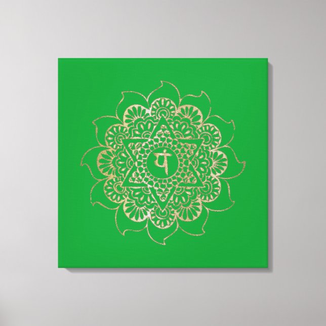 Les Chakras Anahata - Toile Enveloppée (Recto)