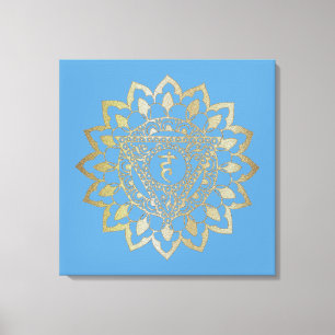 Les Chakras Vishudda - Toile Enveloppée