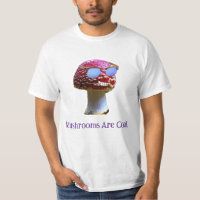 Les champignons sont les T-shirts Cool masculins