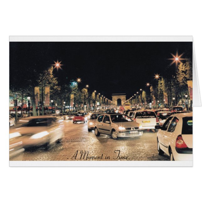 Les Champs-Elysées. Paris. (Un moment dans le temp (Devant horizontal)