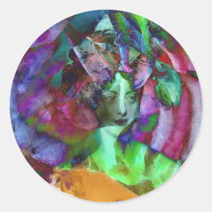Les Charmeuses : Autocollant de portrait de