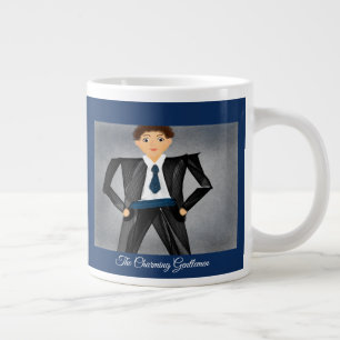 "Les Charming Gentlemen" Jumbo Mug