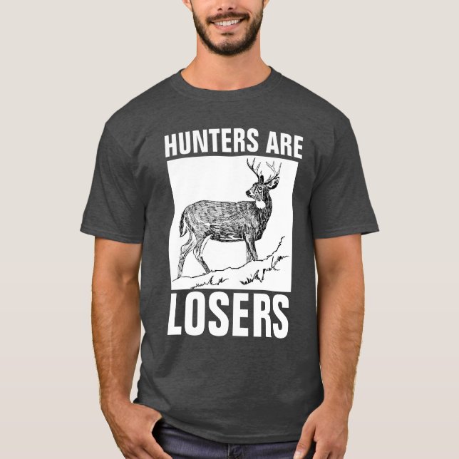 Les CHASSEURS SONT PERDANTS, T-shirts (Devant)
