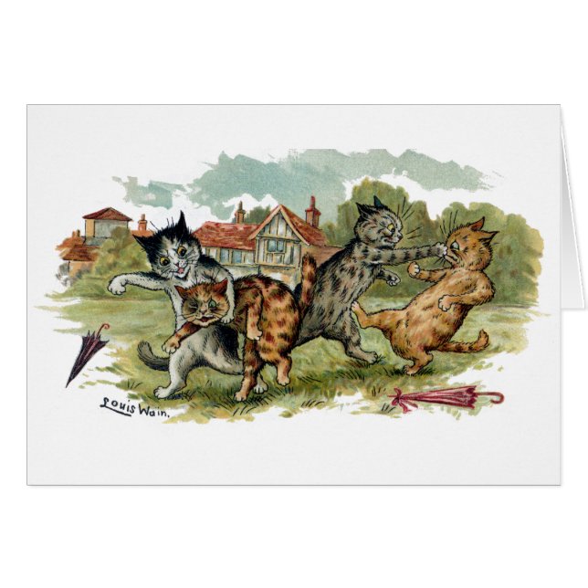 Les chats commercent des poinçons (Devant horizontal)