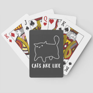 LES CHATS DE chat SONT DES CARTES DE JEU À VIE