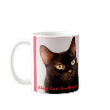 Les chats noirs sont belle tasse de café (version