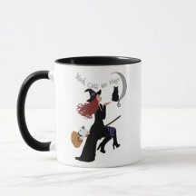 Les chats noirs sont magiques Mug à deux tons