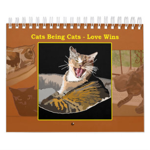 Les chats sont des chats - Calendrier - L'amour ga