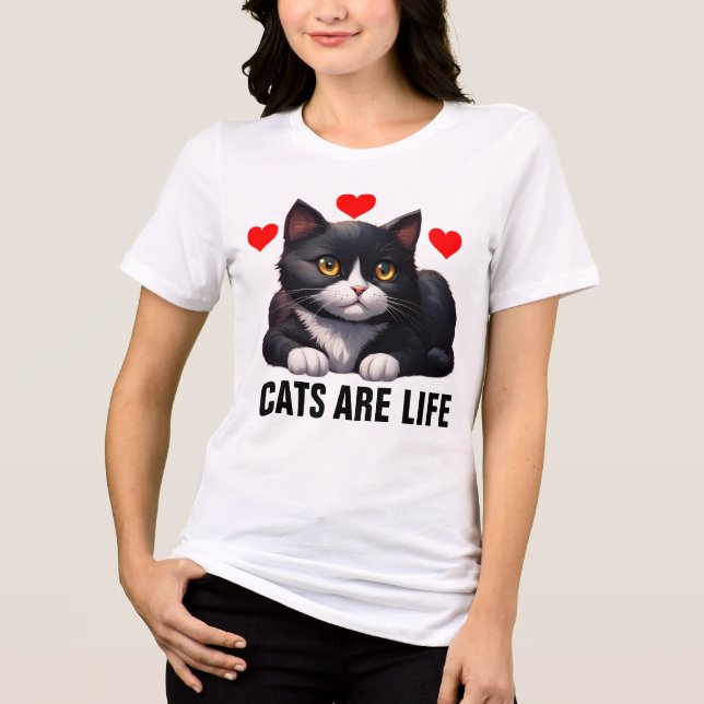LES CHATS TUXEDO SONT DES T-SHIRTS À VIE (Recto)