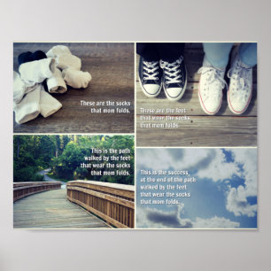 Les chaussettes que la maman plie - affiche