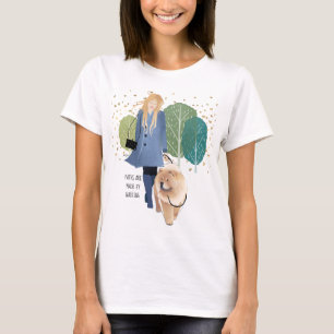 LES CHEMINS SONT FABRIQUÉS À PIED - Chow Tshirt