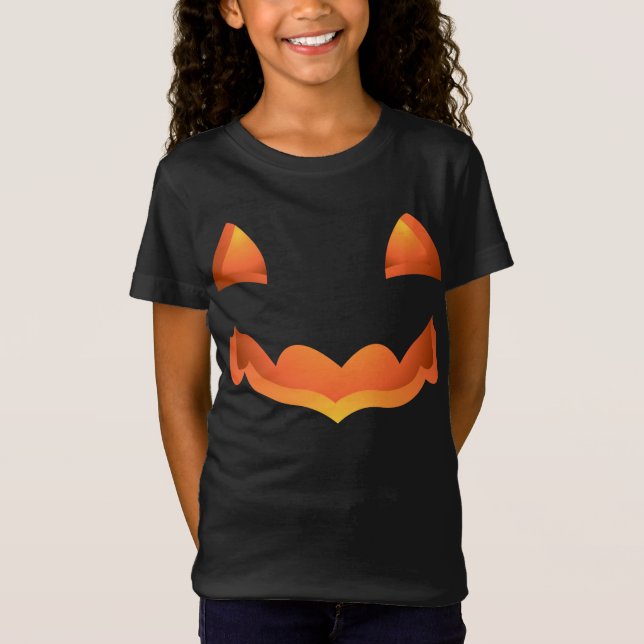 Les Chemises Citrouilles du T-shirt enfant d'Hallo (Devant)