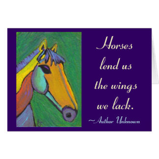 Les chevaux nous prêtent les ailes que nous