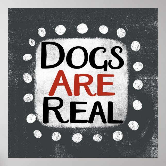 Les chiens sont de véritables affiches murales (Devant)
