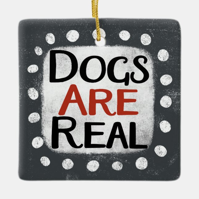 Les chiens sont de vrais ornements (Devant)