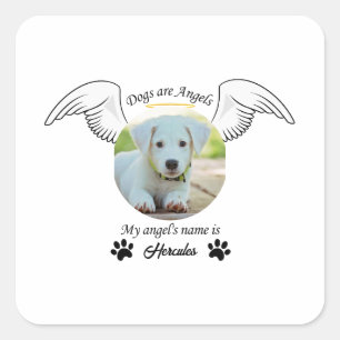 Les chiens sont des anges autocollants