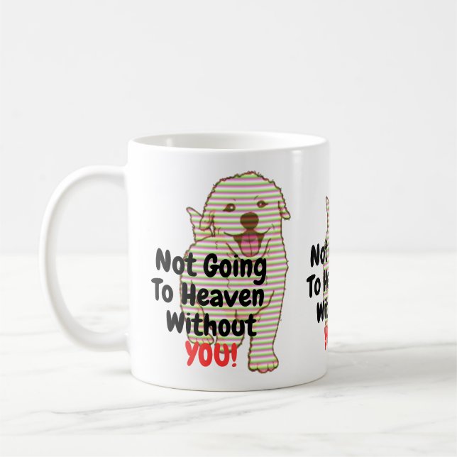 Les chiens sont le meilleur ami de l'homme Mug (Gauche)