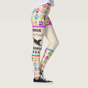 Les Chiens Sont Mes Gens Préférés Leggings
