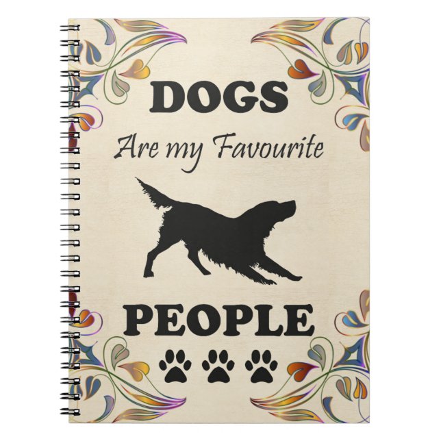 Les Chiens Sont Mon Carnet Populaire Préféré (Devant)