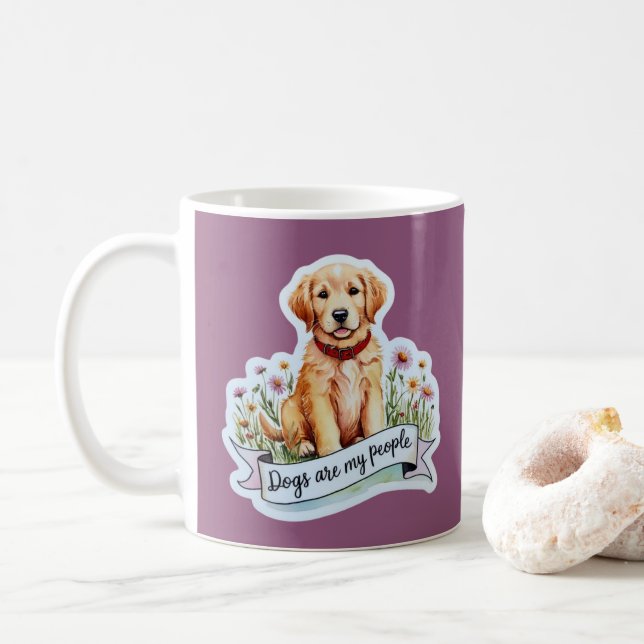 Les Chiens Sont Mon Peuple Mug (Avec donut)