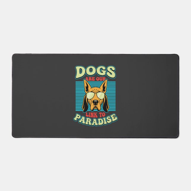 Les chiens sont notre lien vers le paradis Retro V (Recto)