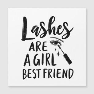 Les cils sont le meilleur ami d'une fille
