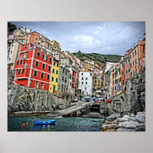 Les Cinque Terre - Riomaggiore, Italie Poster 20x1