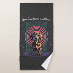 Les Cœurs Courageux De Dachshund Se Trouvent Souve