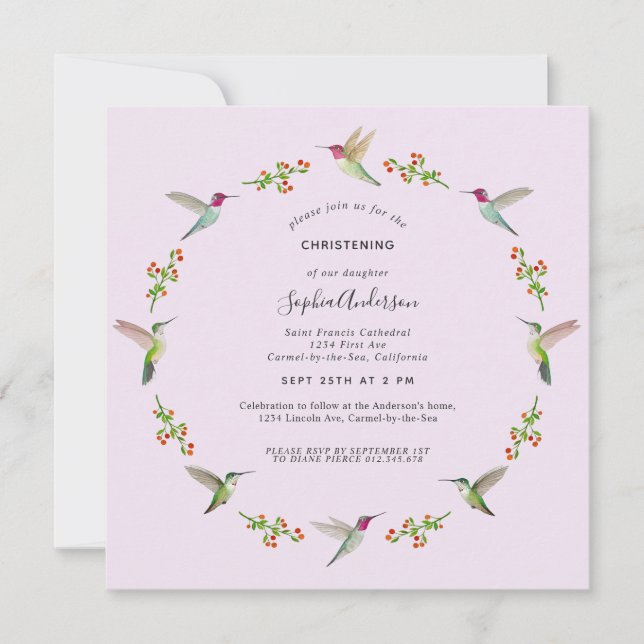 Les colibris d'Anna (Devant)