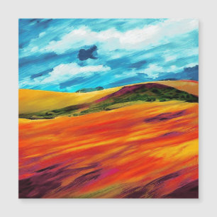 Les collines rouges jaunes