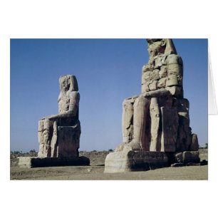 Les colosses de Memnon, statues d'Amenhotep