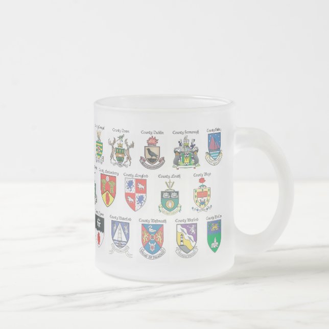 Les comtés de l'Irlande ont givré la tasse (Droit)