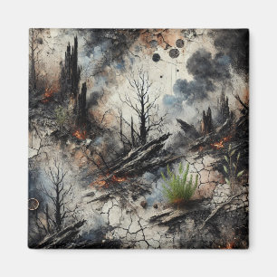 Les conséquences des incendies de forêt Magnet d'a