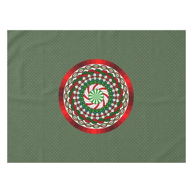 Les couleurs de la nappe de Noël (Devant (Horizontal))