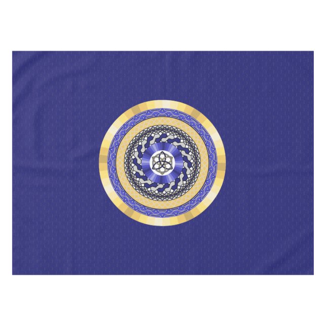 Les couleurs de la nappe du Nouvel An (Devant (Horizontal))