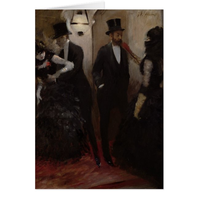 Les couloirs à l'opéra, 1885 (Devant)