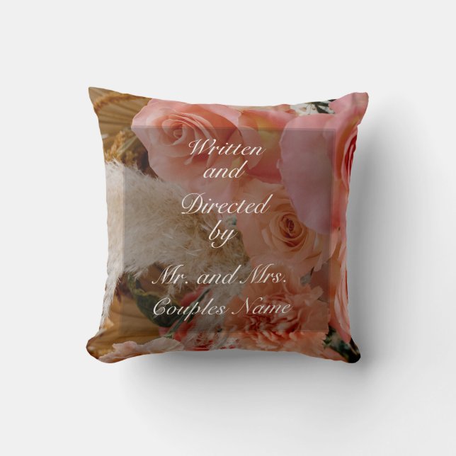 Les couples en mariage adorent le coussin de canap (Recto)